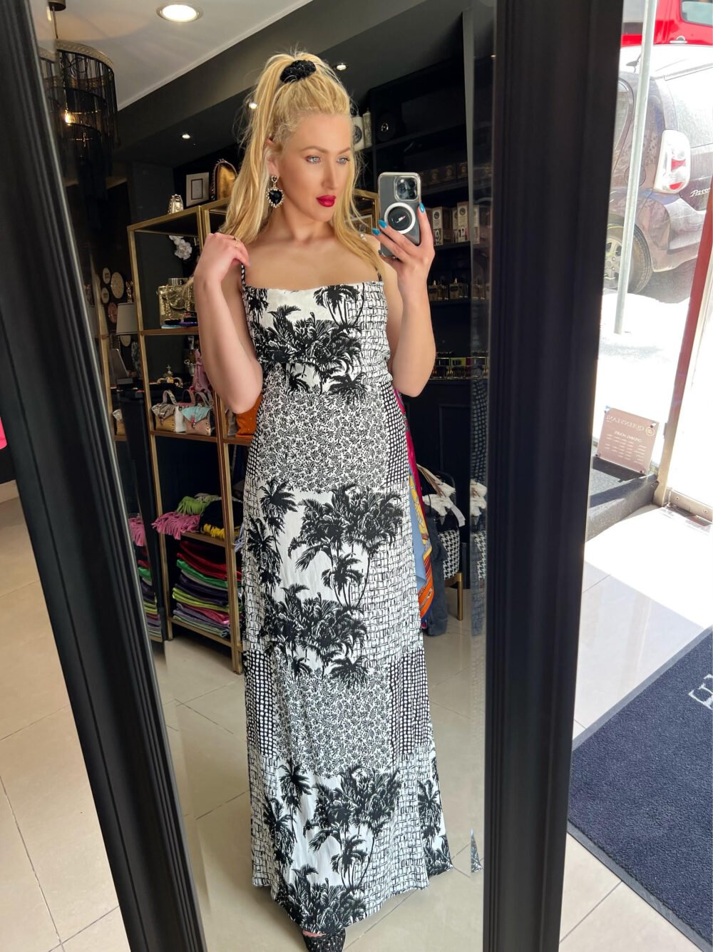 Palms B&W Dress