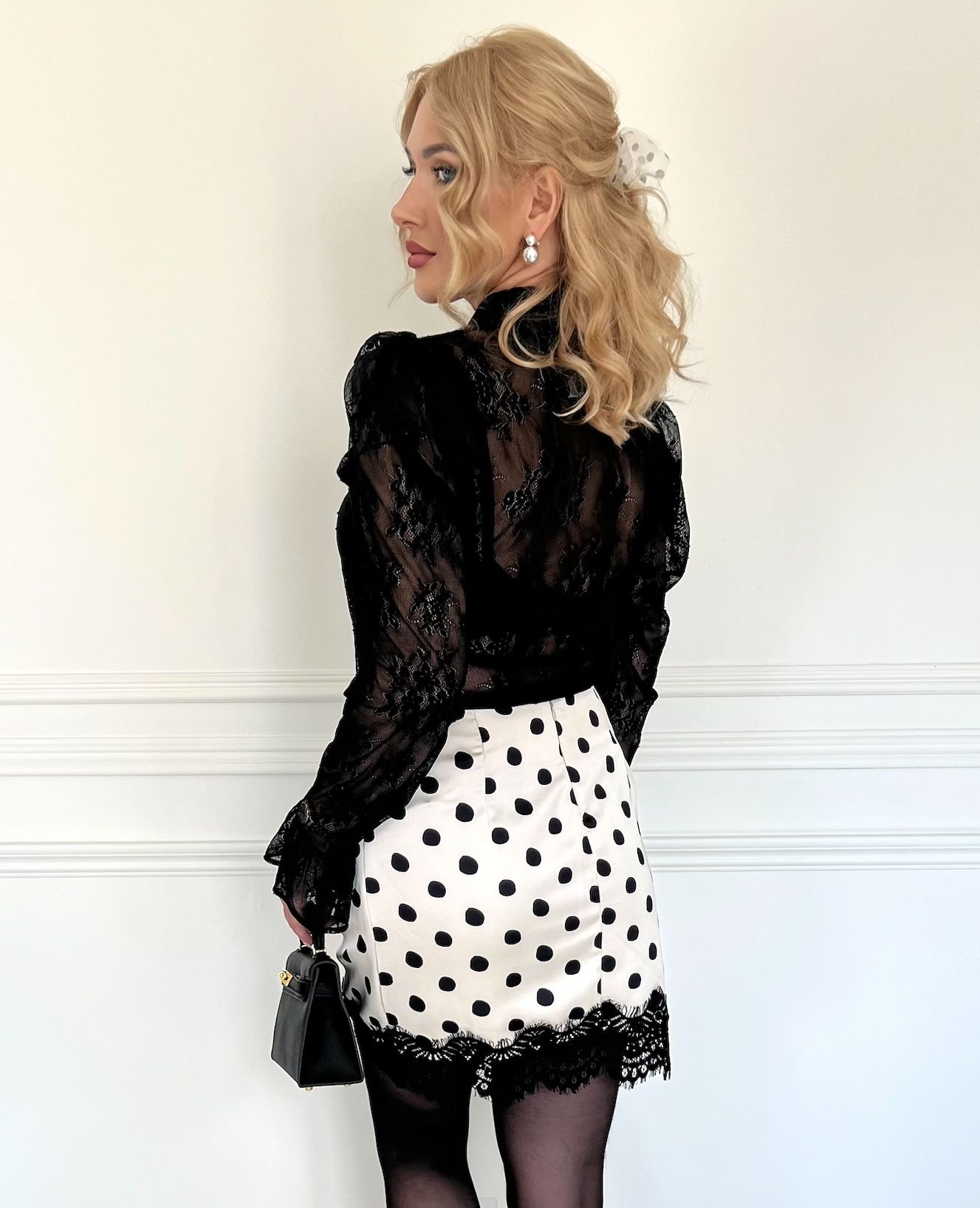 Black Lace Top - Image 2