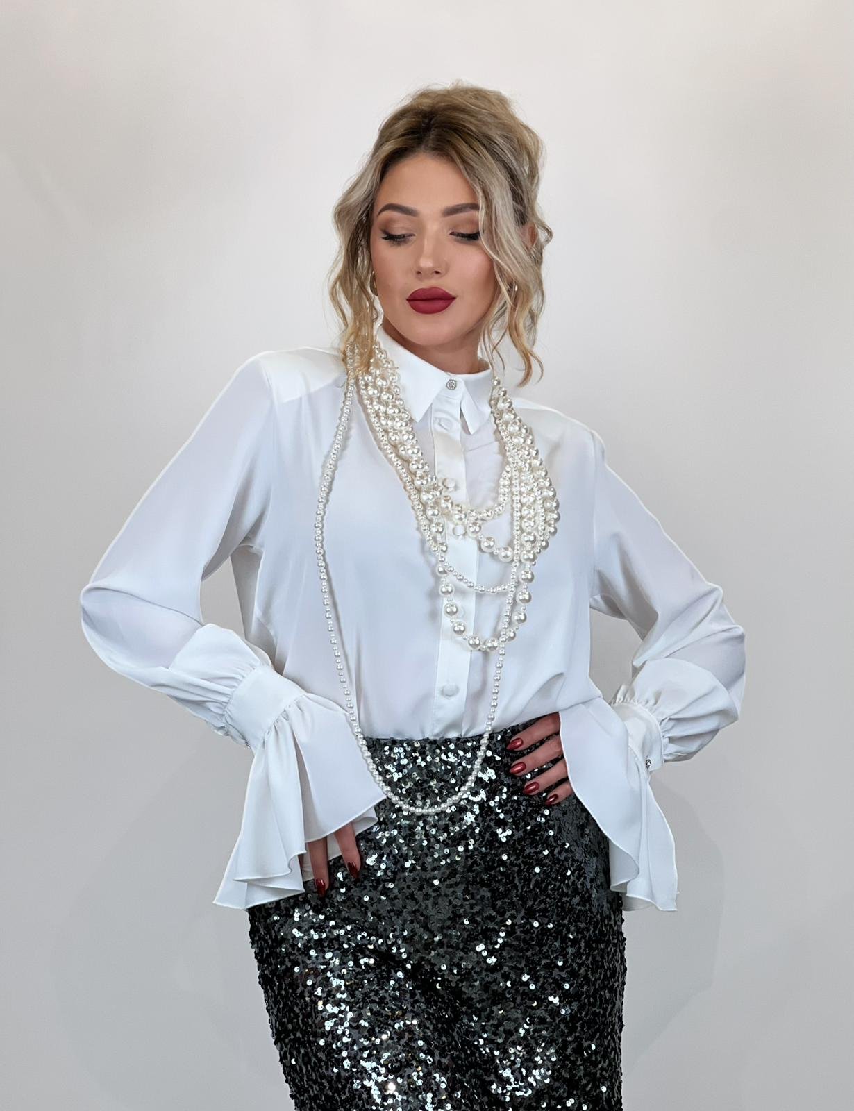 White Button Up Shirt - Image 3